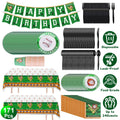171 pièces : Vaisselle jetable pour fête d'anniversaire sur le thème du baseball