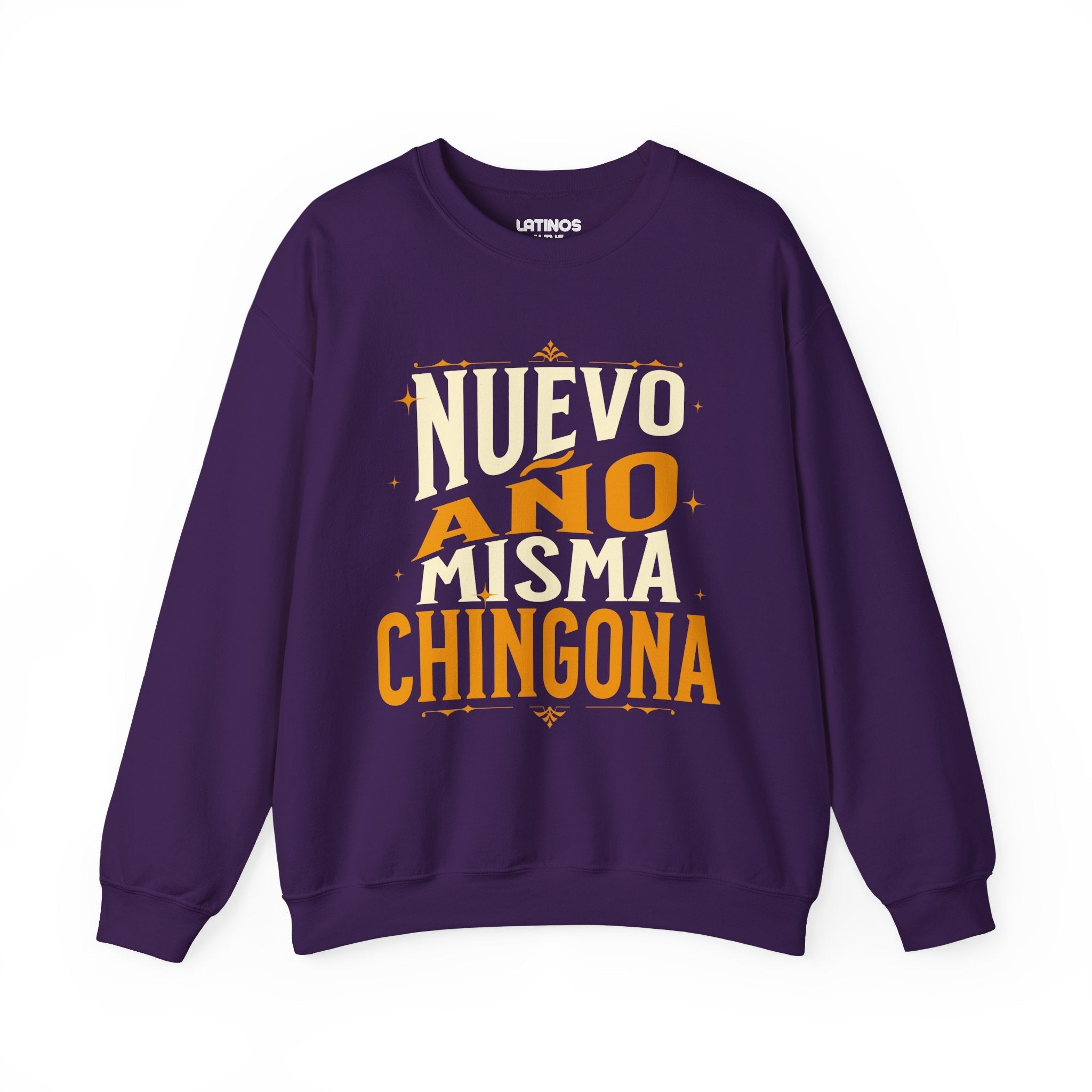 Nouveau An Même Chingona Latino Joyeux Nouvel An 2027 Pull Col Rond | Drôle Nouveau An | 3 Couleurs