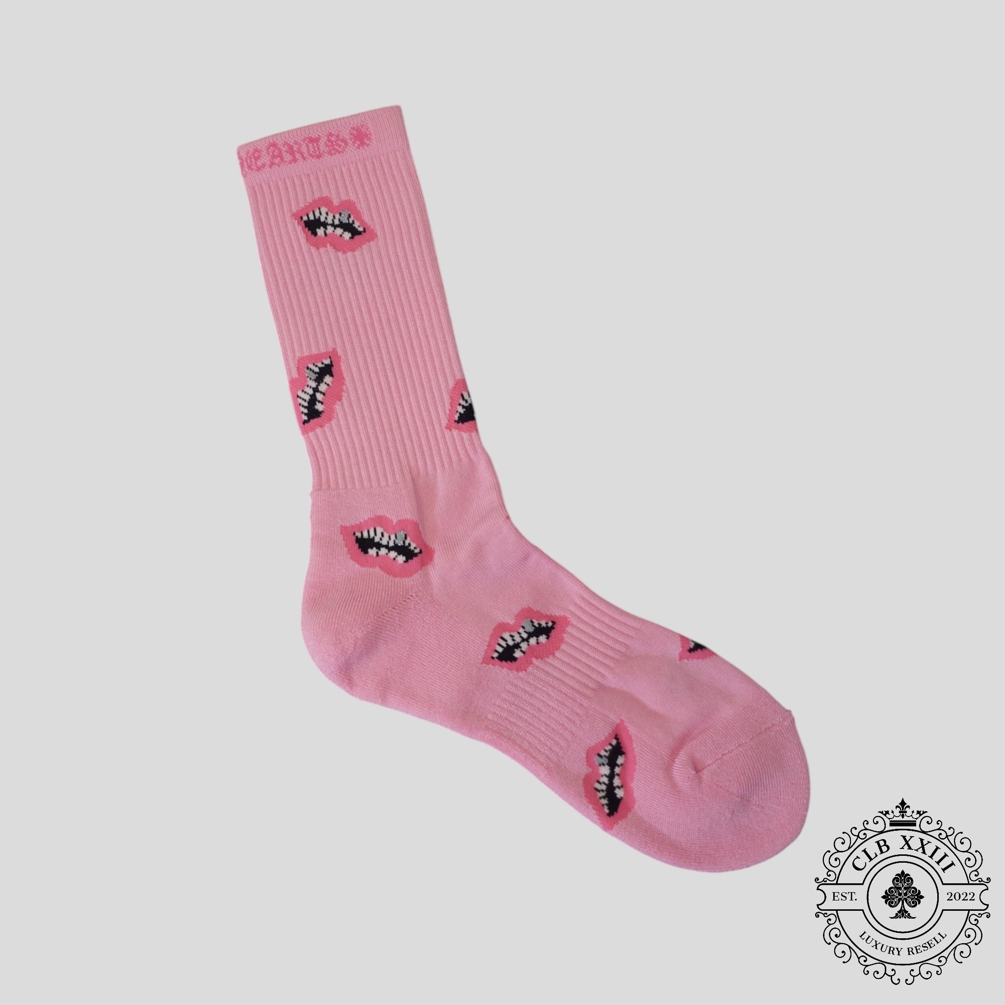 Chaussettes Chrome Hearts Matty Boy Chomper roses