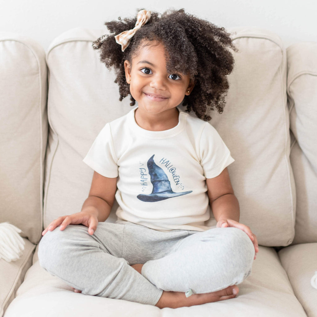 t-shirt imprimé | chapeau d'Halloween