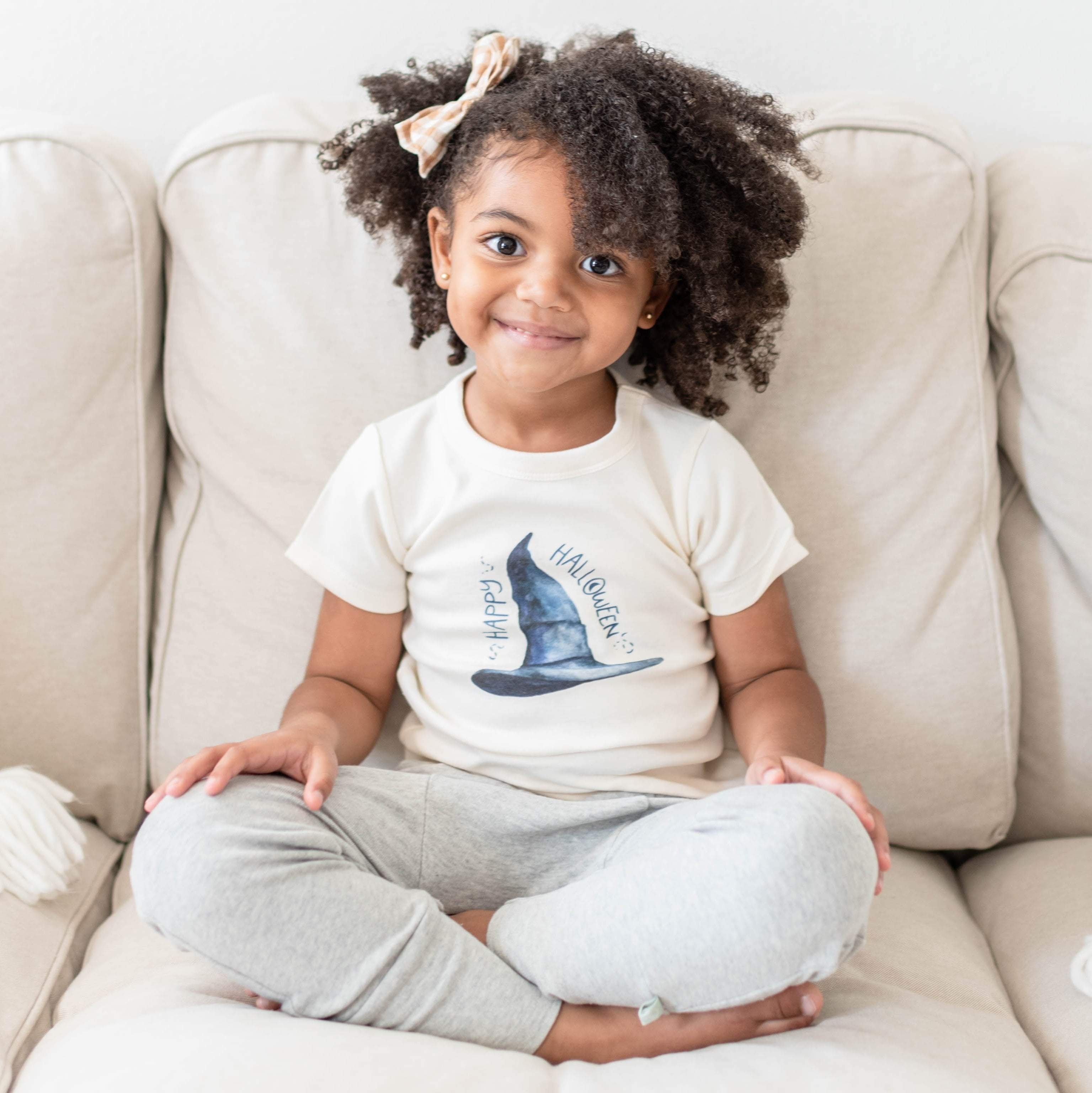 t-shirt imprimé | chapeau d'Halloween
