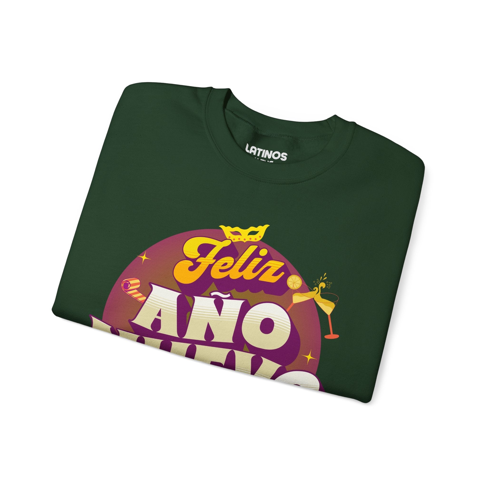 Joyeux Nouvel An Putos ! 2027 Latino Joyeux Nouvel An Pull ras du cou | Drôle Réveillon du Nouvel An | 3 Couleurs