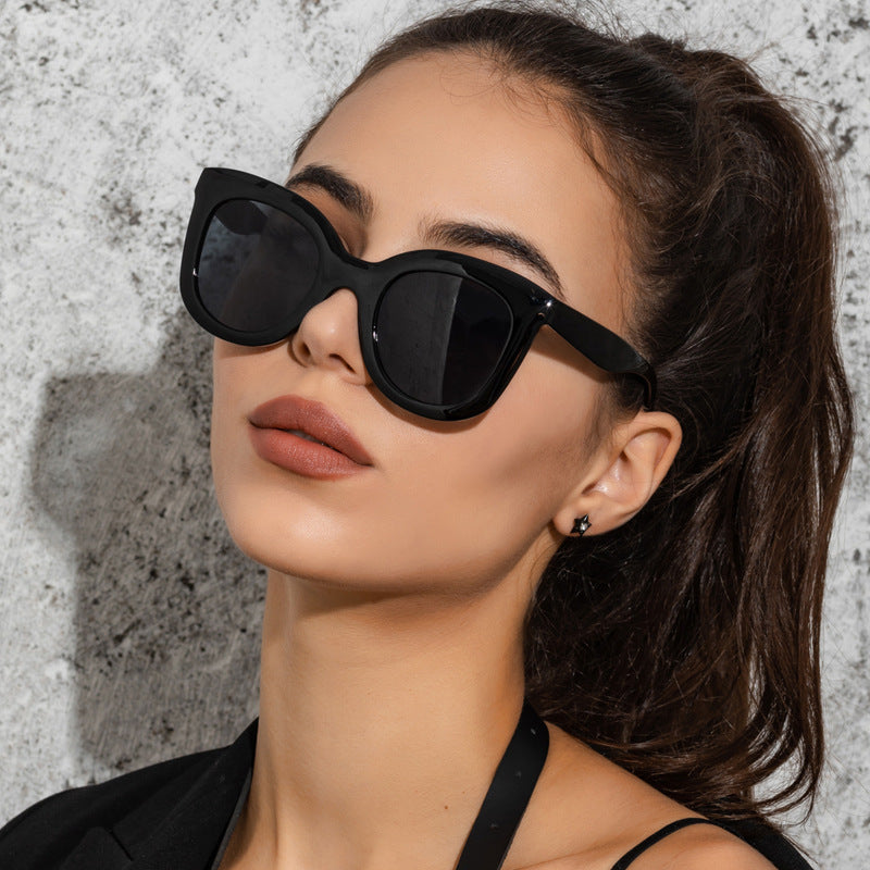 Lunettes de soleil à grandes montures – Lunettes tendance surdimensionnées pour femmes
