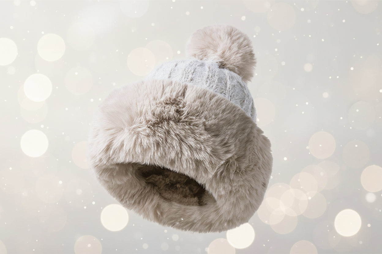 Chapeau mongol de princesse d'hiver pour femmes – Chapeau de mode chaud en fourrure moelleuse