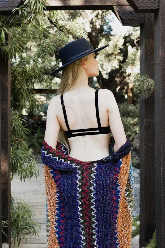 Bralette en velours écrasé