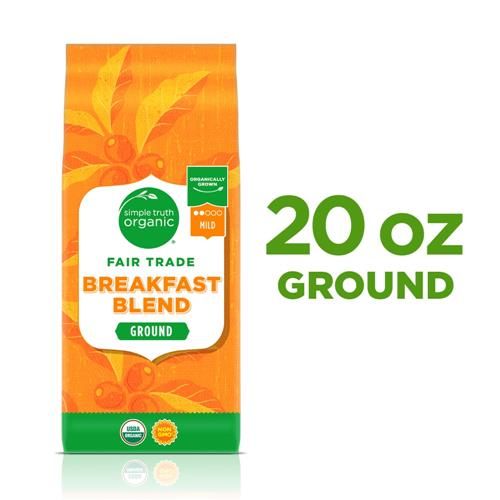 Simple Truth Organic Mélange petit-déjeuner café moulu torréfaction douce 567 g