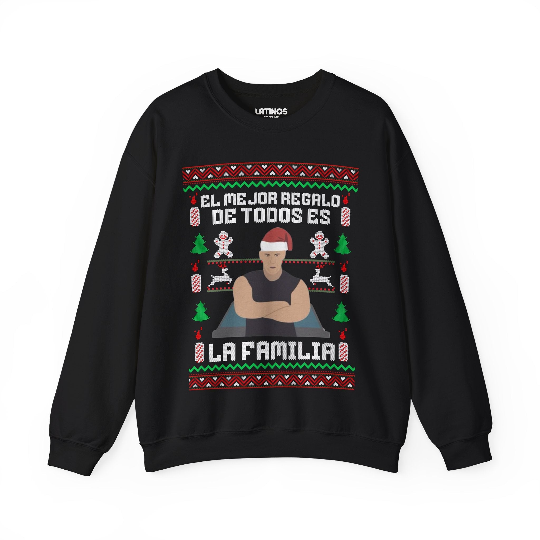 Le meilleur cadeau de tous est la famille Vin Fast Furious Latino Ugly Christmas Sweater | Diesel 3 couleurs