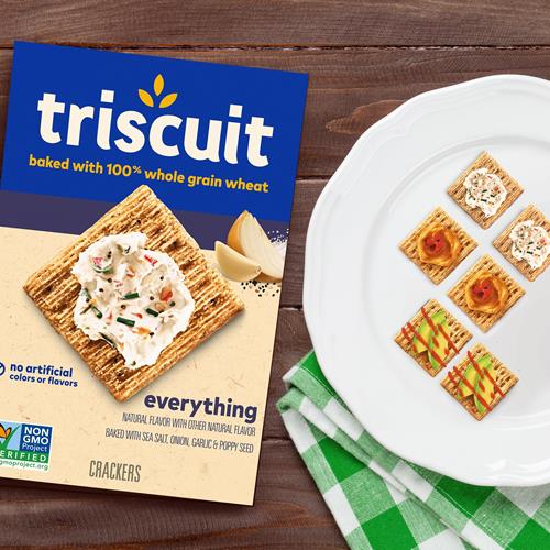 Triscuit Tout Blé Entier Craquelins, Collations pour le déjeuner, Craquelins, 240 g