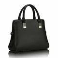 Sac à main en cuir PU de haute qualité de couleur unie pour femmes