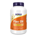 Now Foods Huile de Lin 1000 mg Formule Végétalienne 120 Gélules Molles Végétales - 1773