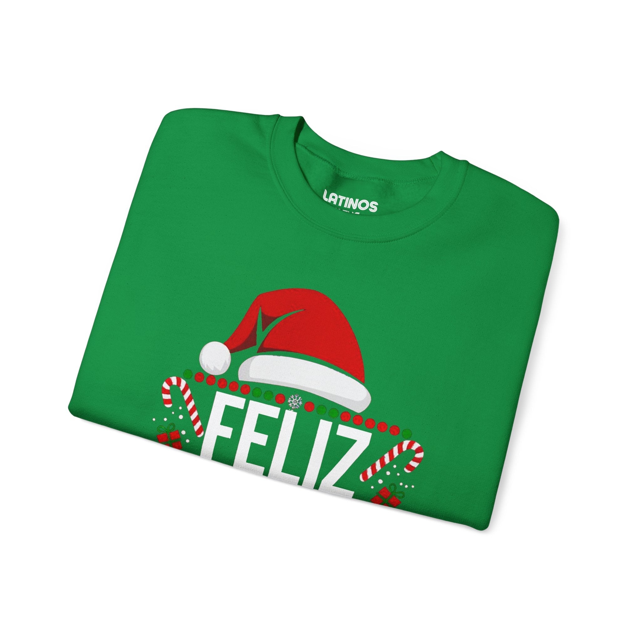 Pull de Noël « Feliz Navidad Cabrones » | Sweat-shirt confortable col rond | Noël latino amusant | 4 couleurs