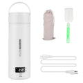 Bouilloire de voyage électrique en acier inoxydable de 17 oz avec 4 modes de température préprogrammés