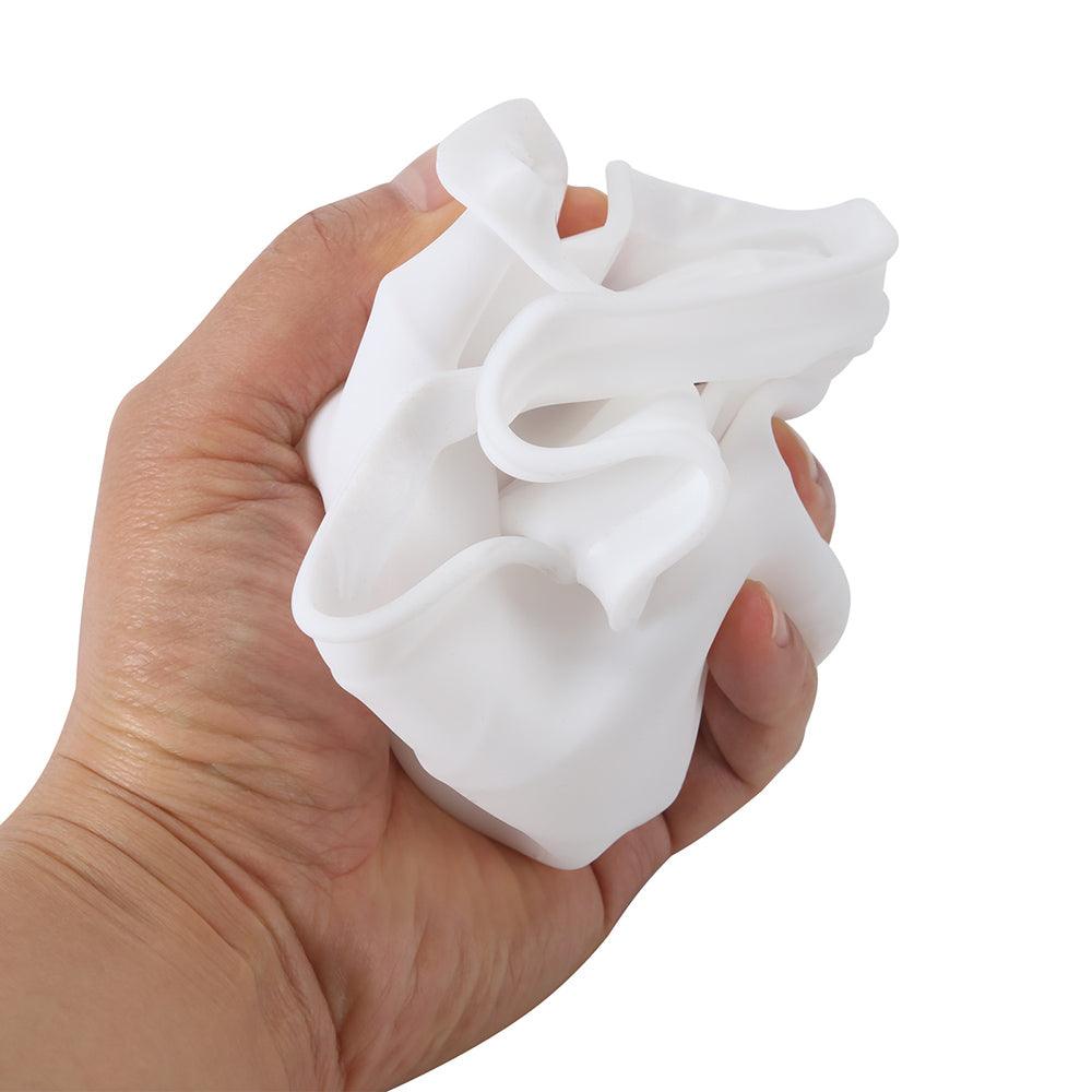 1/8 Moule en silicone en forme de cœur de diamant 3D pour chocolat, biscuits, muffins, outil de cuisson, éponge, mousse, décoration de gâteaux, moule en silicone en forme de cœur de diamant pour mousse, gâteau, dessert, chocolat, plateau blanc rouge