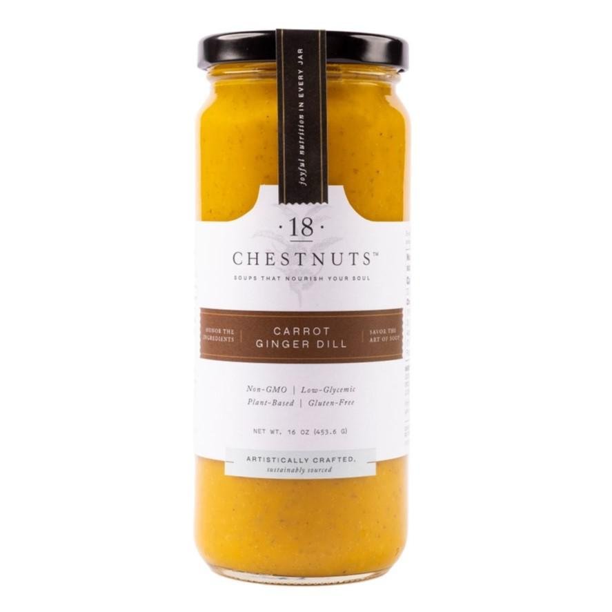 18 Chestnuts - Soupe végétale « Carotte Gingembre Aneth » (473 ml)