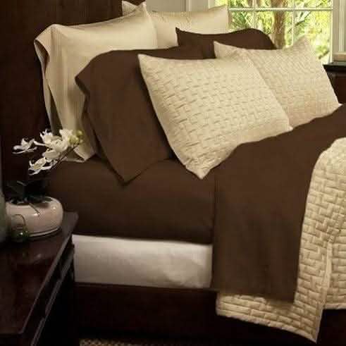 Parure de draps série 1800 en fibre de bambou super douce – Tailles variées