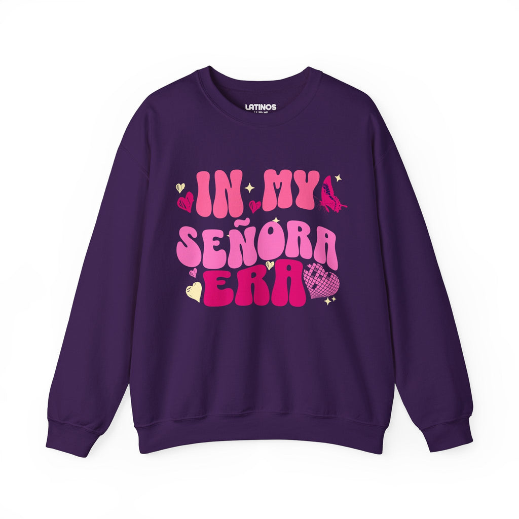 In My Señora Era Latina Mom Comfy Crewneck Sweater | Drôle viral latino | 3 couleurs