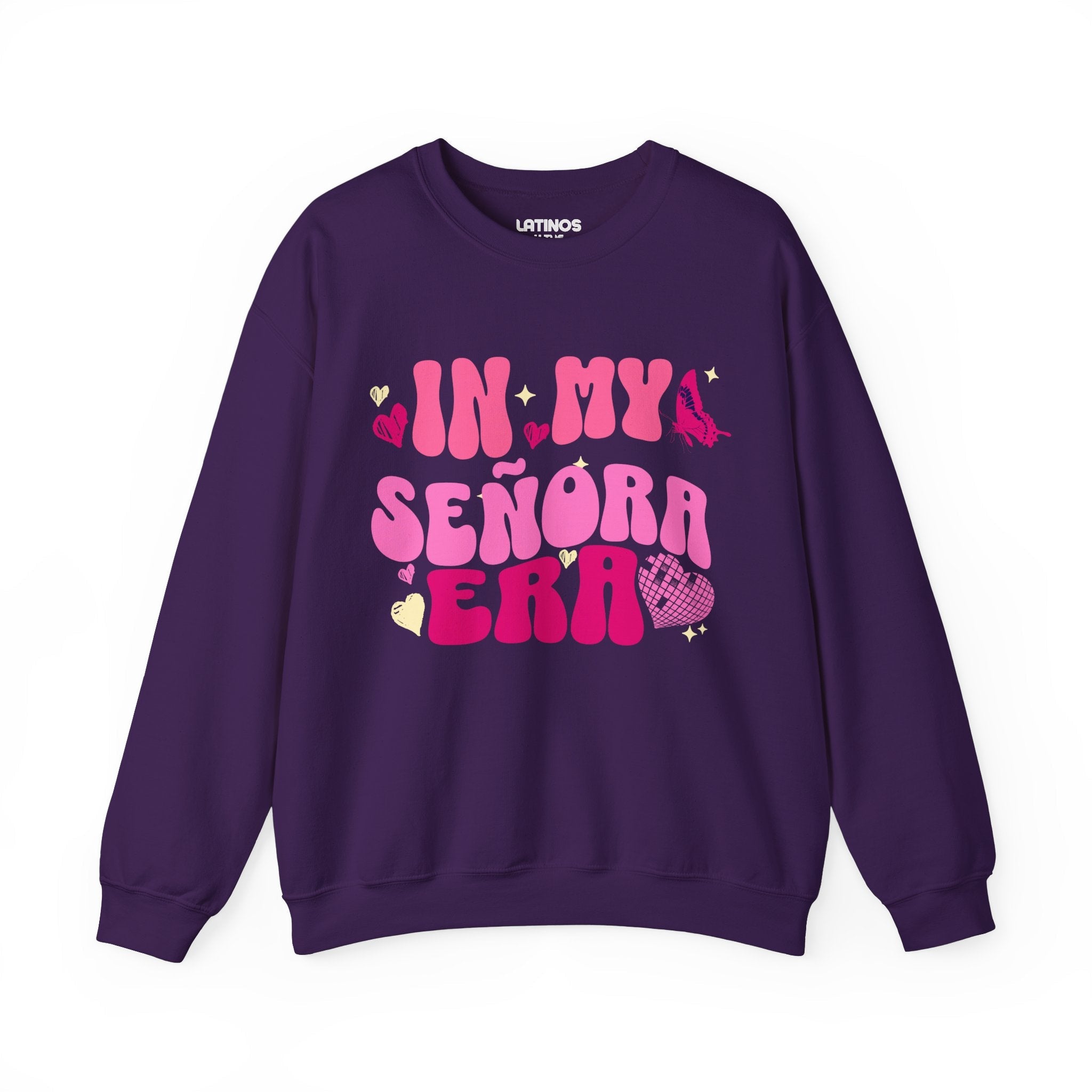 In My Señora Era Latina Mom Comfy Crewneck Sweater | Drôle viral latino | 3 couleurs