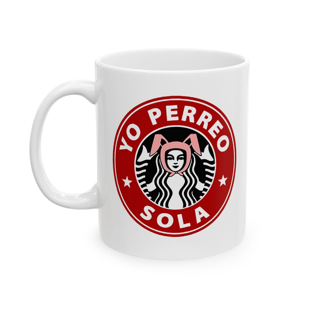 Mug "Yo Perreo Sola" | Paroles de Bunny, produits latinos drôles et viraux | 325 ou 440 ml