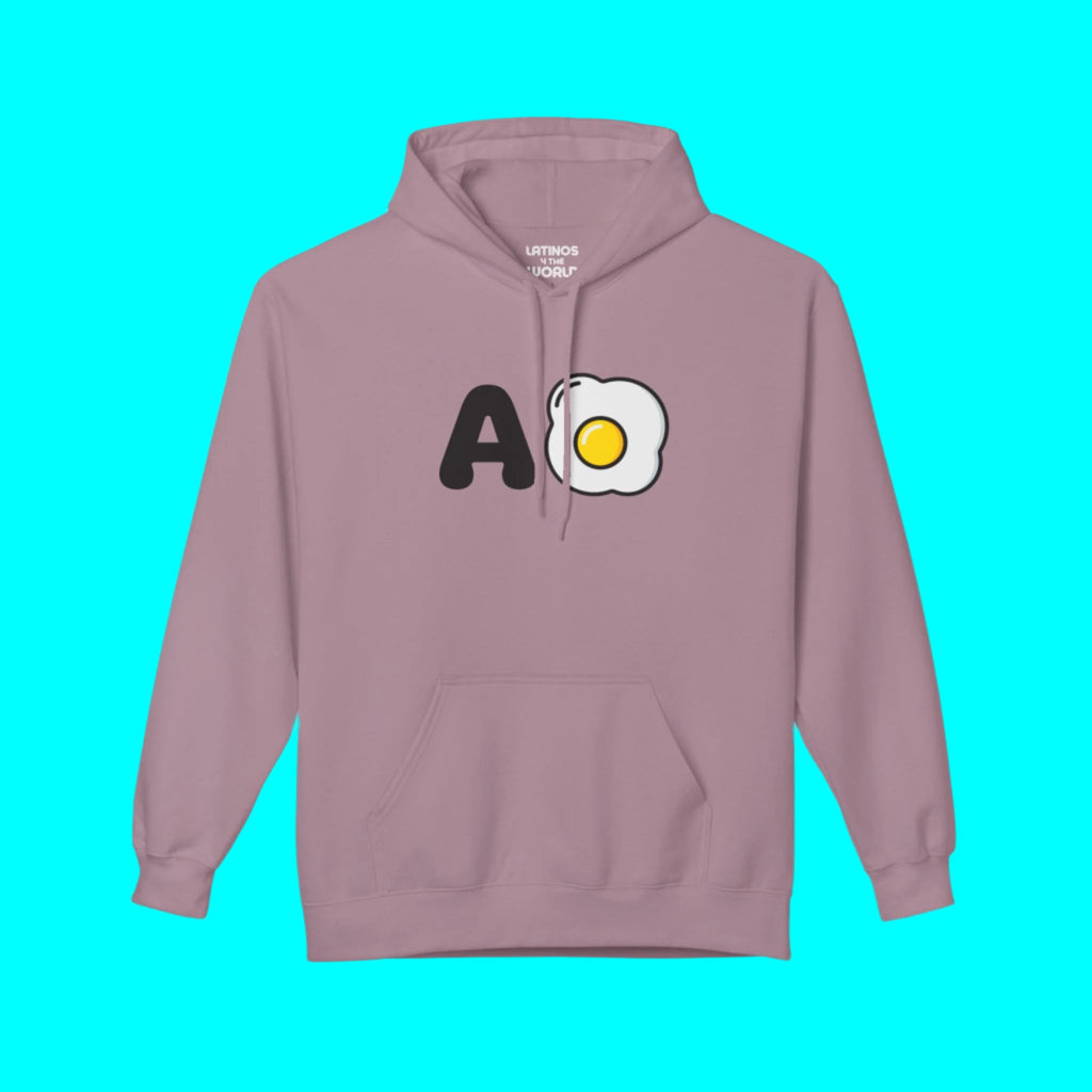 A Huevo Mexican/Central American Slang Comfy Warm Hoodie | Joke Latino Pride Funny Fleece-Lined | Latinos 4 The World