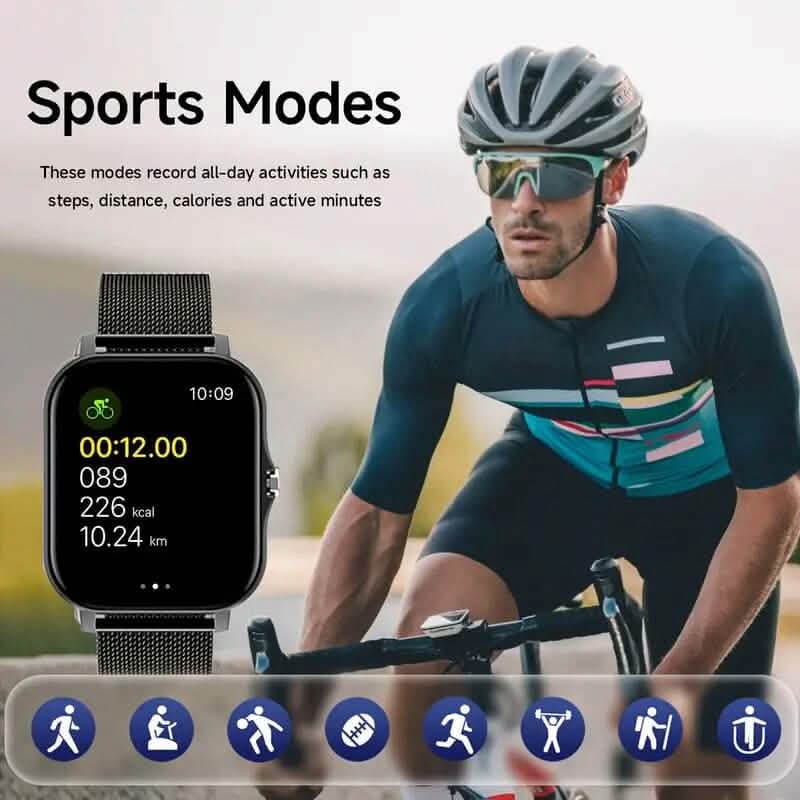 Montre connectée à écran tactile intégral