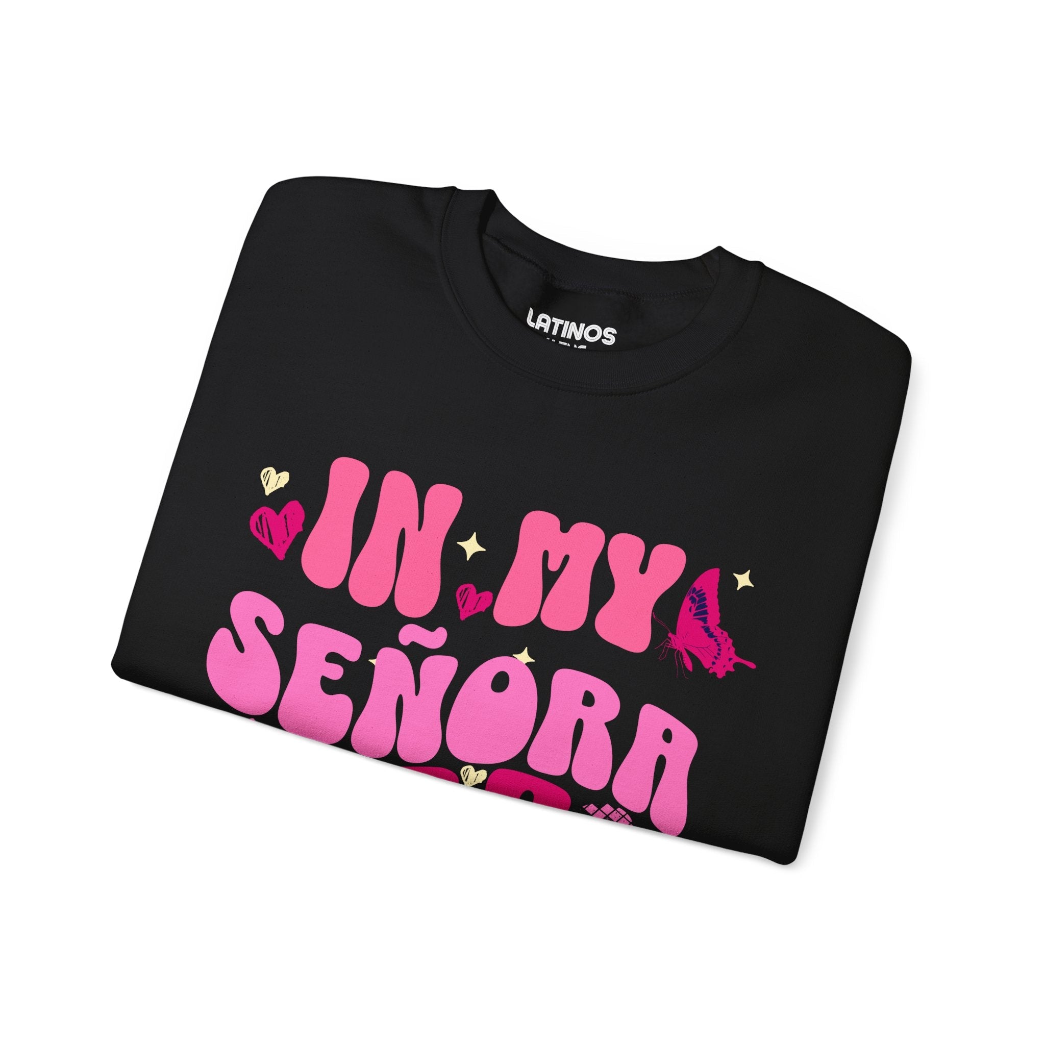 In My Señora Era Latina Mom Comfy Crewneck Sweater | Drôle viral latino | 3 couleurs