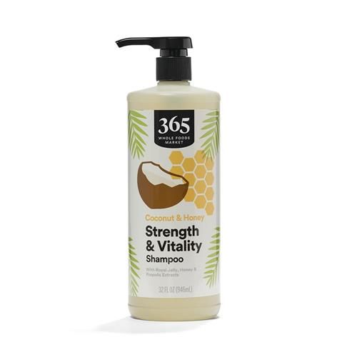 Shampoing Force & Vitalité noix de coco et miel, Whole Foods Market, 946 ml