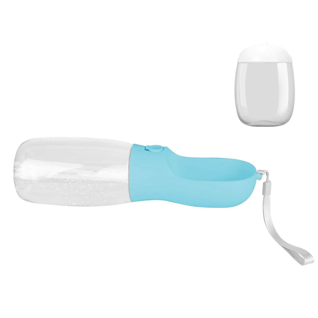 Distributeur d'eau portable pour chien de 525 ml avec gamelle amovible