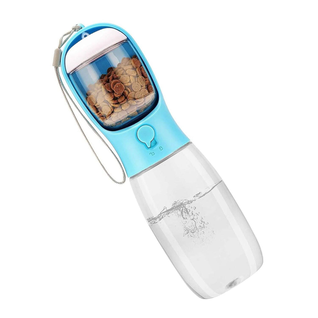Distributeur d'eau portable pour chien de 525 ml avec gamelle amovible