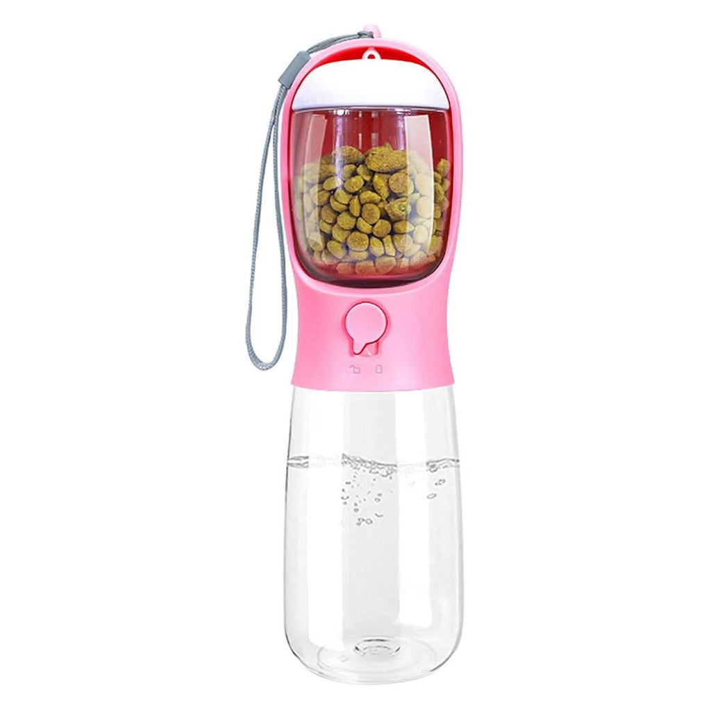 Distributeur d'eau portable pour chien de 525 ml avec gamelle amovible
