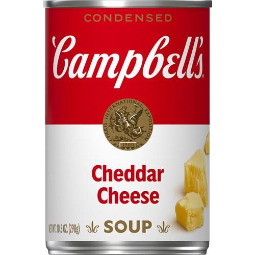 Soupe de fromage cheddar condensée Campbell's, boîte de 298 g