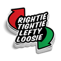 Autocollant de casque de chantier "Rightie Tightie"