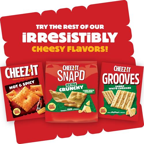 Cheez-It Duoz Baked Snack Crackers, Lunch Snacks, Pesto And Mozzarella, 12.4Oz Box (1 Box)