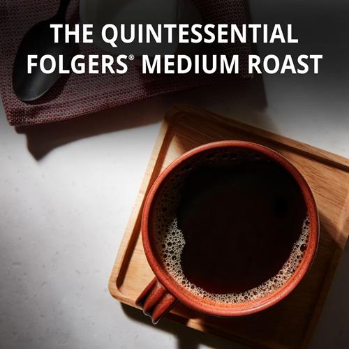 Café Folgers Classic Roast, torréfaction moyenne, dosettes K-Cup Keurig, boîte de 10