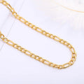 Collier chaîne Figaro en or massif 18 carats de 2,0 mm