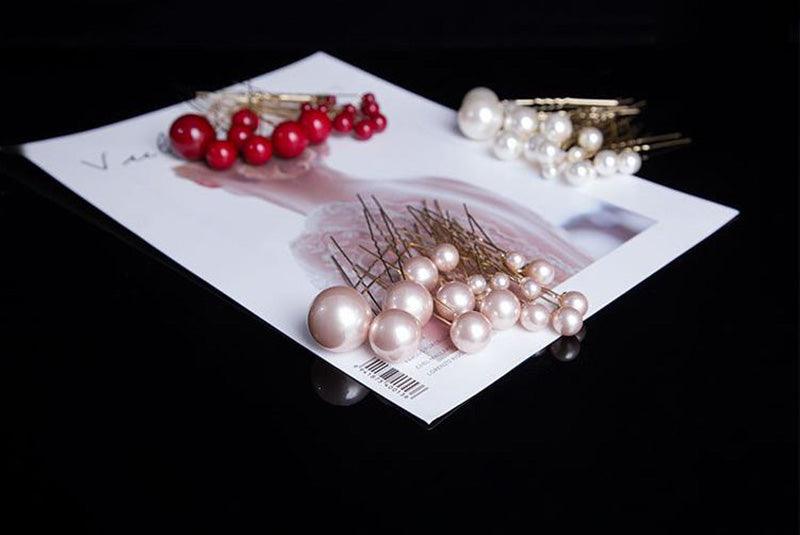 Lot de 18 grandes et petites perles à chignon, pinces à cheveux en forme de U, épingles à cheveux douces, accessoires de coiffure de mariage pour mariées et demoiselles d'honneur