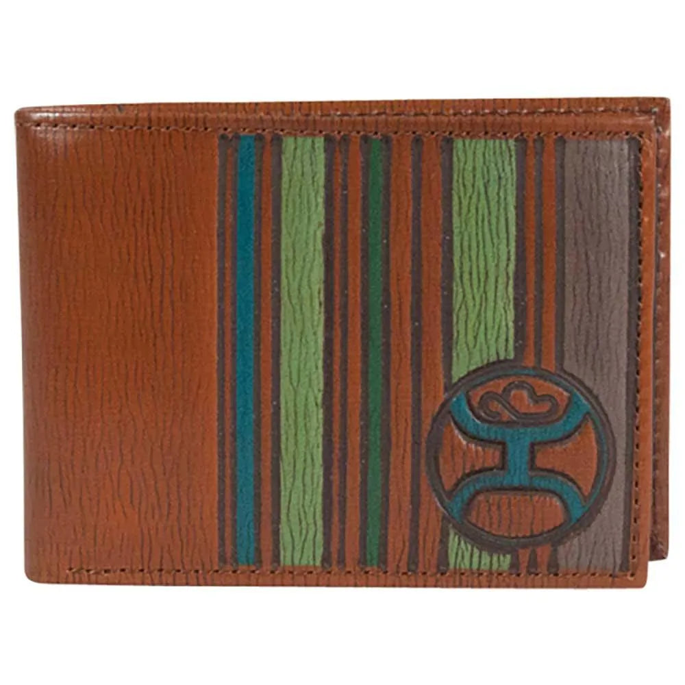 HOOey Lime Stripes - Portefeuille homme à deux volets