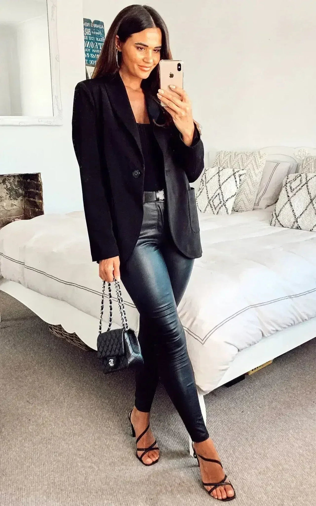 De La Crème - Blazer ajusté pour femme avec poches plaquées