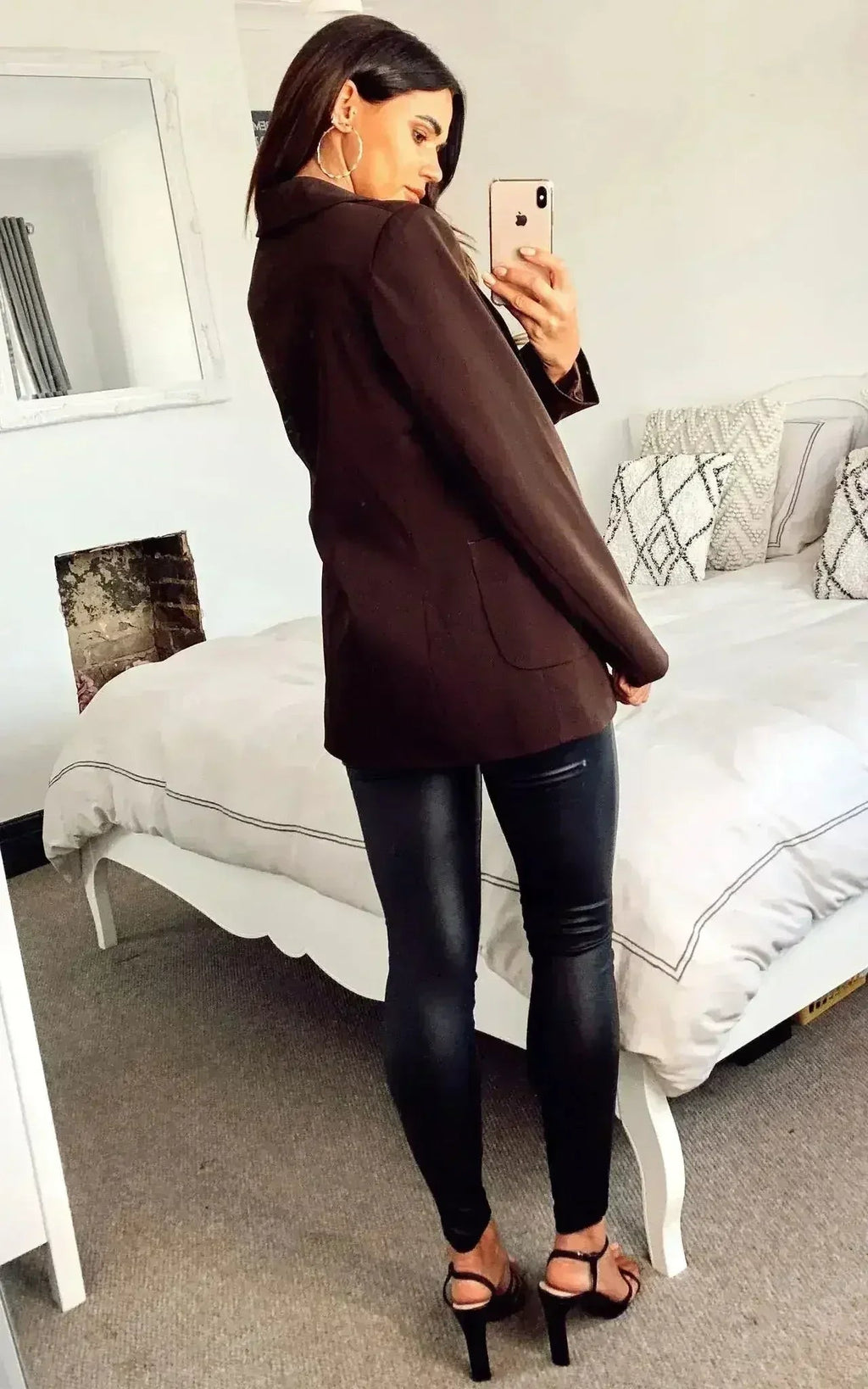 De La Crème - Blazer ajusté pour femme avec poches plaquées