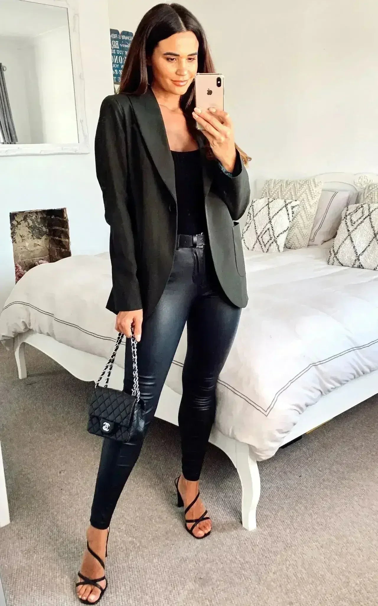 De La Crème - Blazer ajusté pour femme avec poches plaquées
