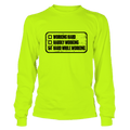 Travail Acharné - T-shirt à Manches Longues