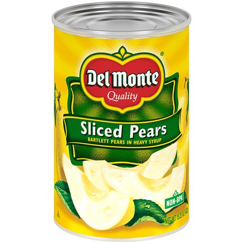 Del Monte Poires Tranchées, Poires Bartlett Au Sirop Épais, 432 g