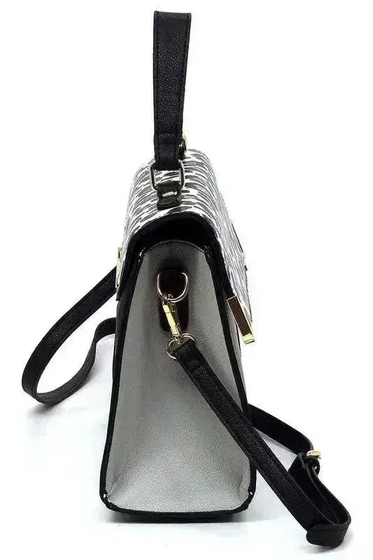 Sac bandoulière en cuir vegan - Sac à main avec anse | Femstylo