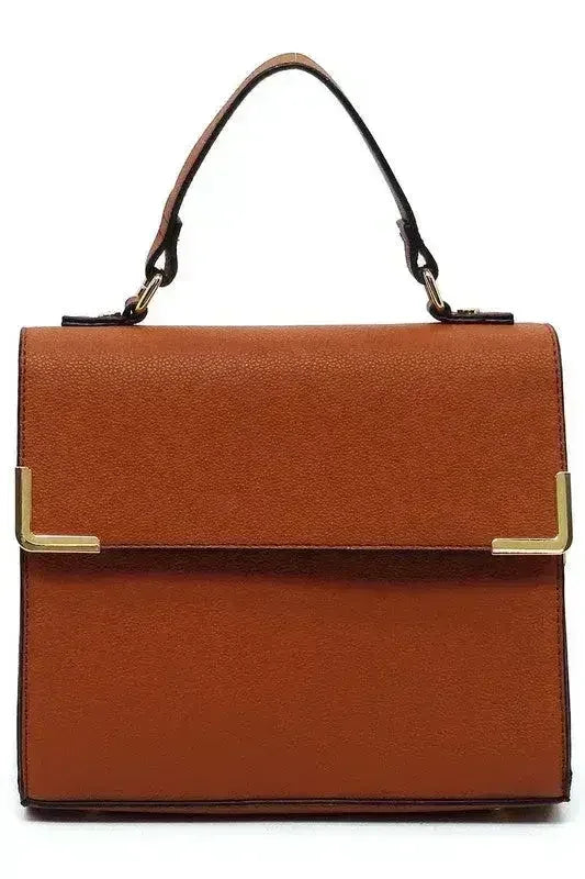 Sac bandoulière en cuir vegan - Sac à main avec anse | Femstylo