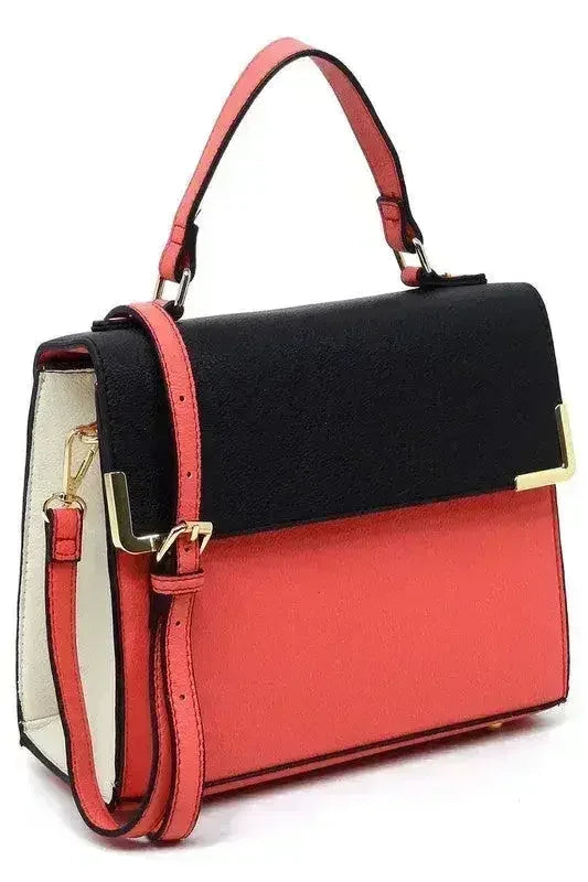 Sac bandoulière en cuir vegan - Sac à main avec anse | Femstylo