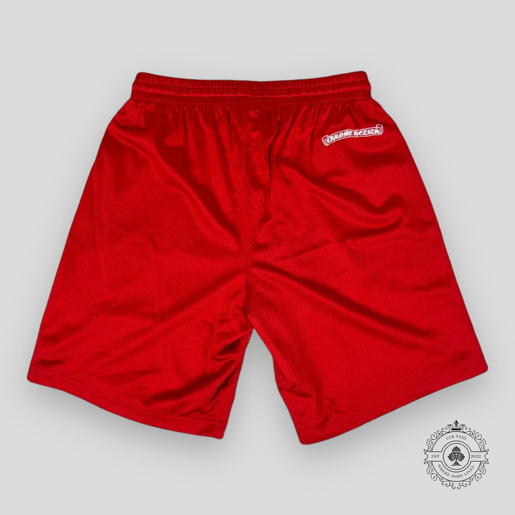 Short en maille Chrome Hearts Matty Boy Team 99 rouge