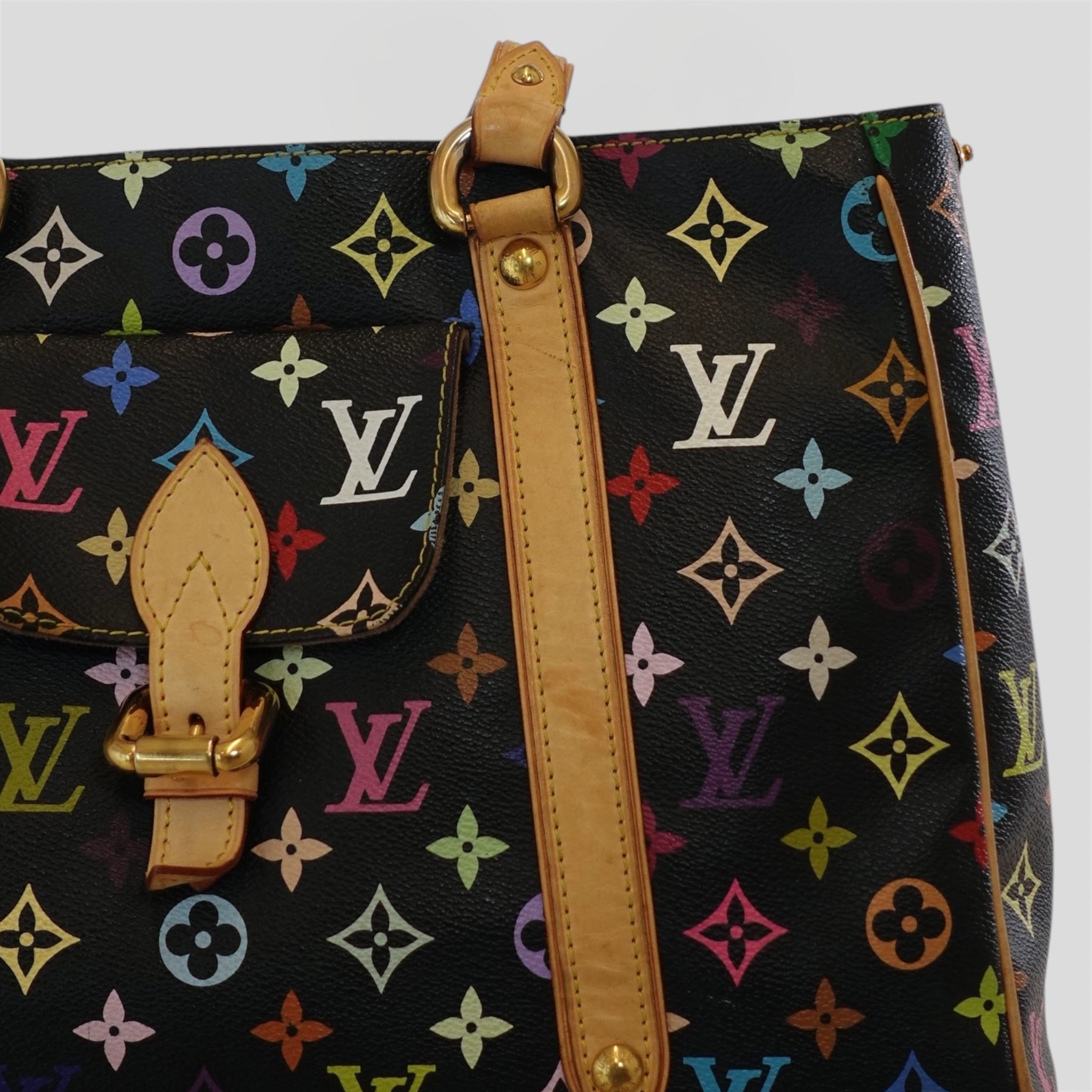 Sac à main Louis Vuitton x Takashi Murakami Aurelia MM Monogram noir