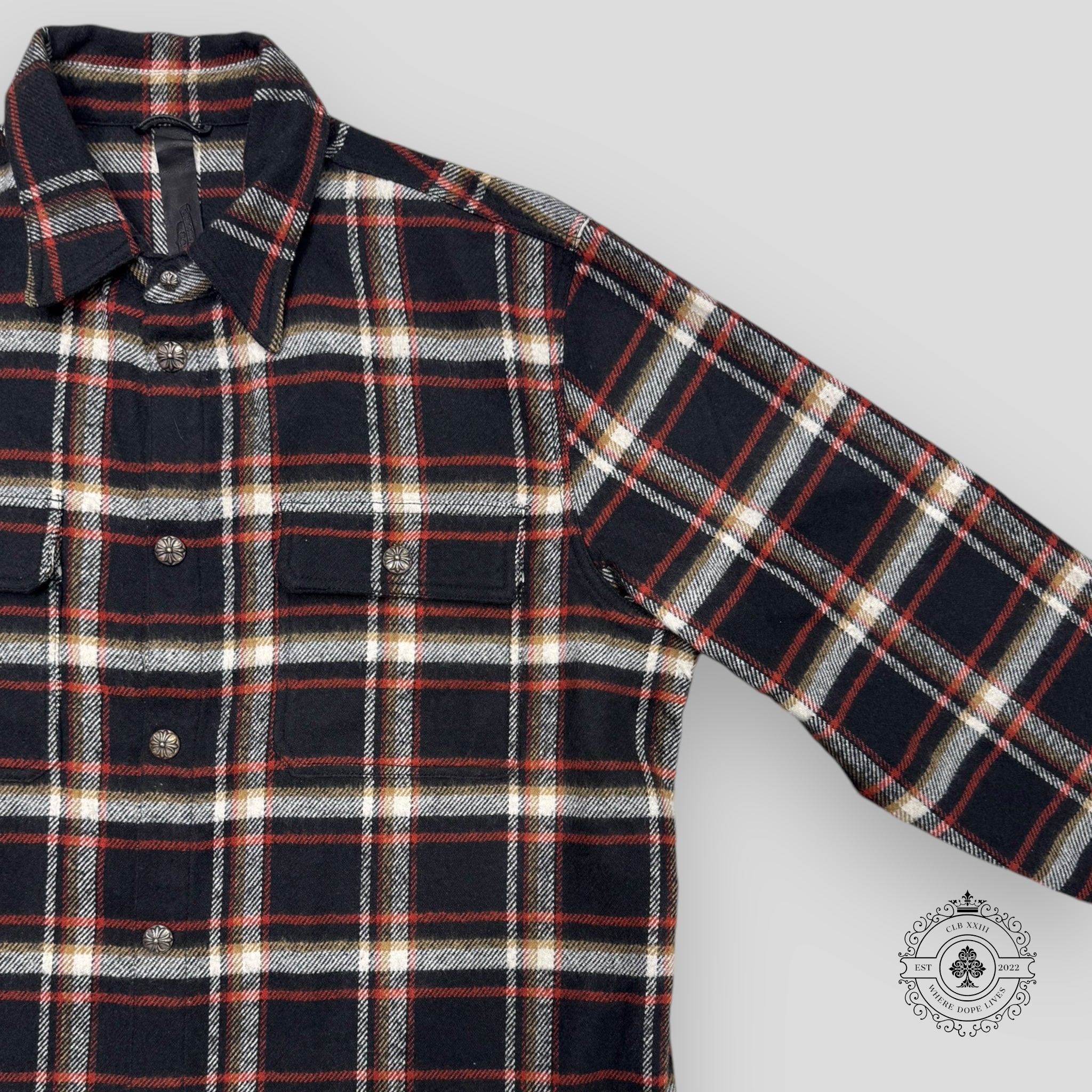 Surchemise en flanelle Chrome Hearts