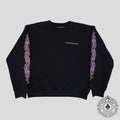 Chrome Hearts Floral Sleeve Crewneck en Noir / Rose