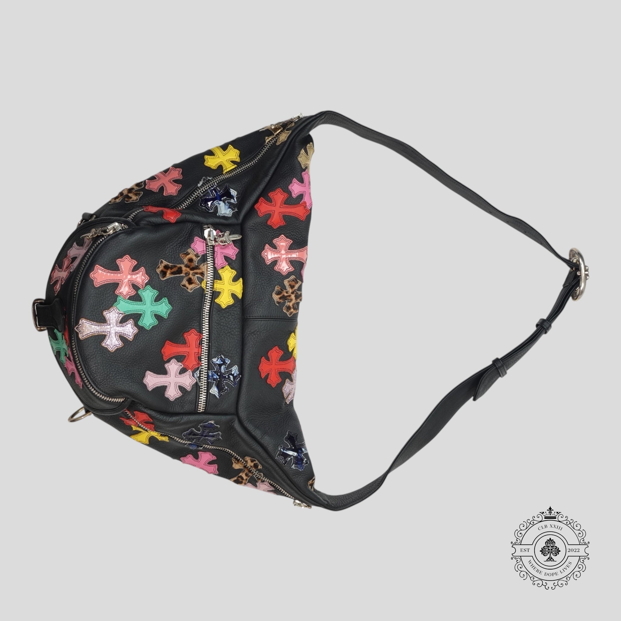 Sac banane Chrome Hearts XXL multicolore