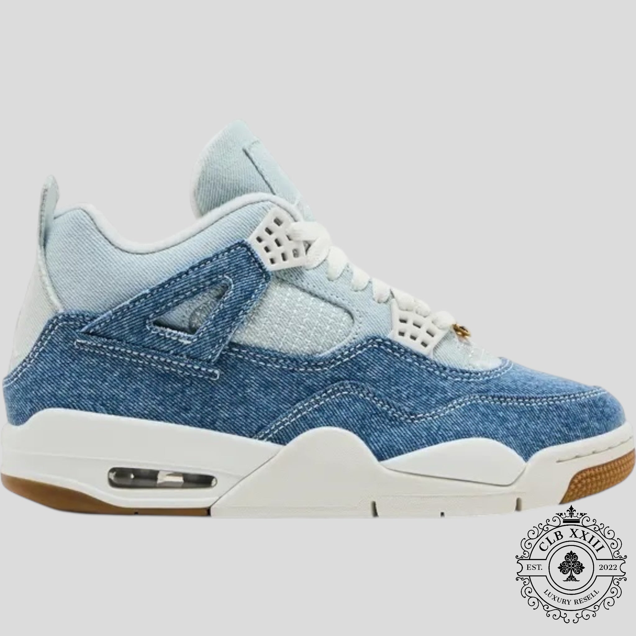 Air Jordan 4 Retro TEX Denim Worn Blue (Femme)